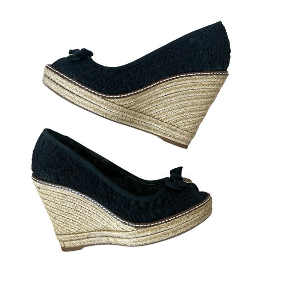 Tory Burch Jackie Lace Espadrille Wedge - Picture 5 of 10